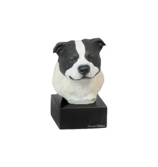 Staffordshire Bull Terrier ręcznie pomalowana statuetka Art-Dog